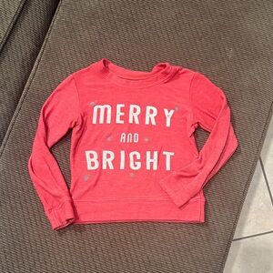 Festive Kids Red Sweatshirt